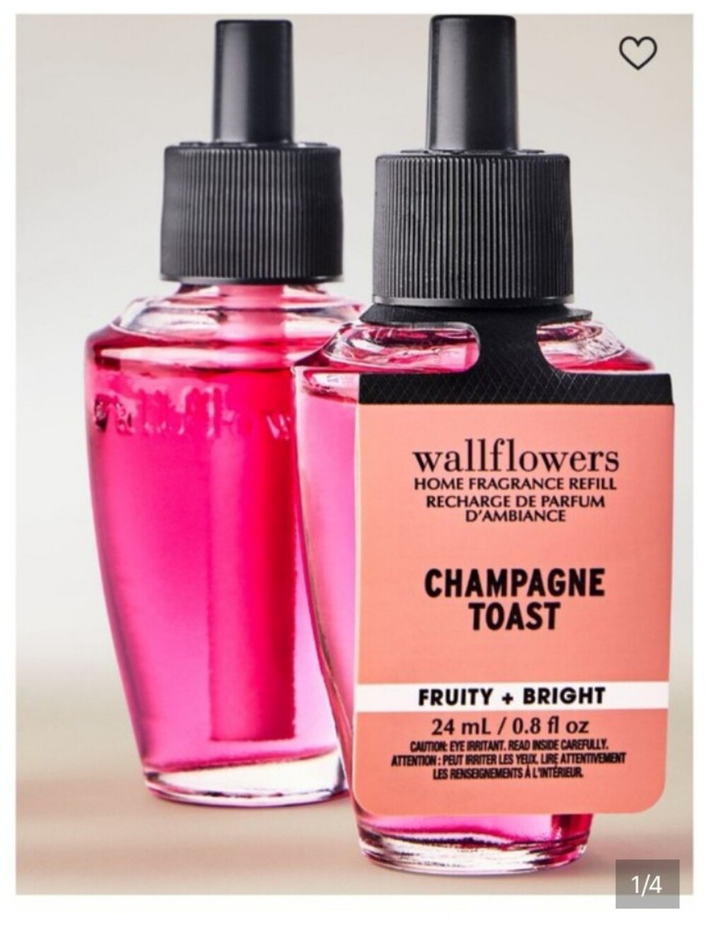 Bath & Body Works Pink Champagne Toast Wallflowers Refill